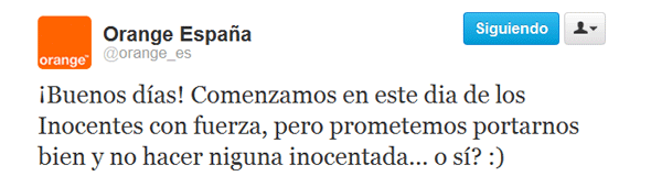 tweet de Orange tweet de Orange