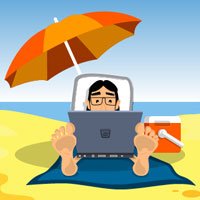 'El Pelos', de simyo, de vacaciones