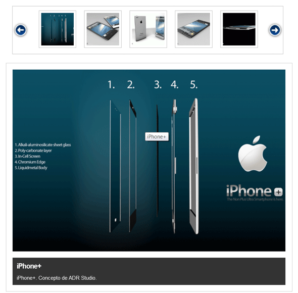 fotogalería del concepto iPhone+ de ADS Studio fotogalería del concepto iPhone+ de ADS Studio