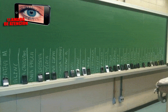 [Llamada de atención] Parece que un profesor ha encontrado la forma de evitar que sus alumnos usen el móvil para copiar... 