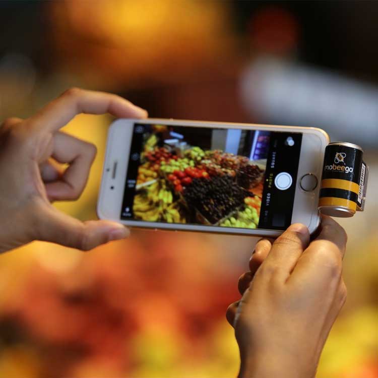 batería externa desechable Mobeego