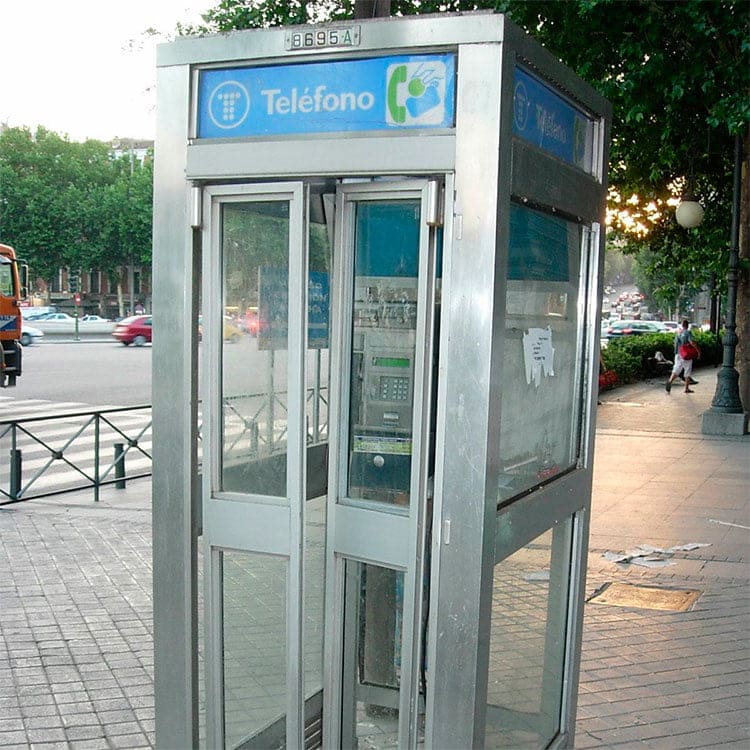 cabina telefónica
