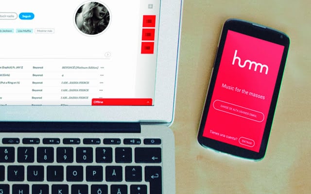 humm aplicación música