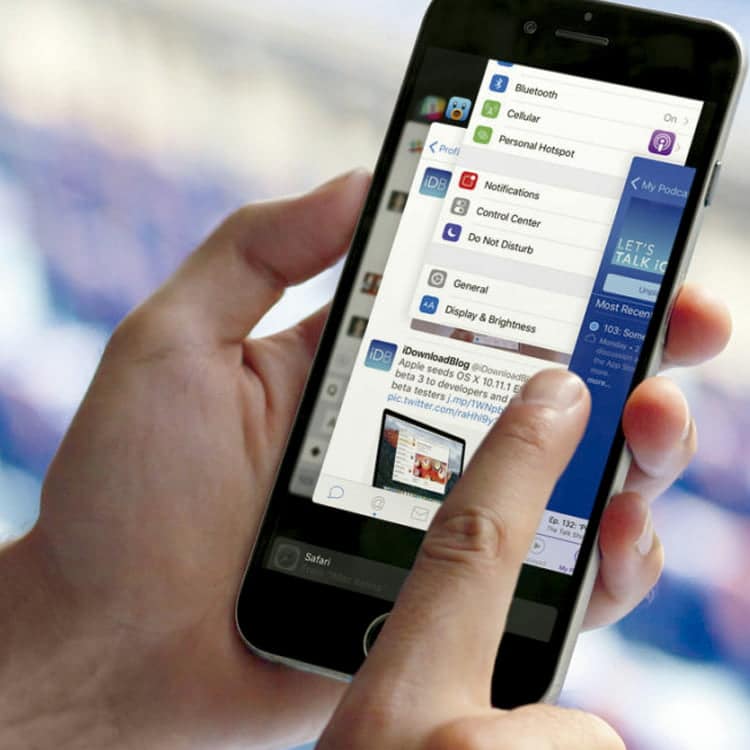 Quitar las aplicaciones en segundo plano no ayuda al ahorro de batería