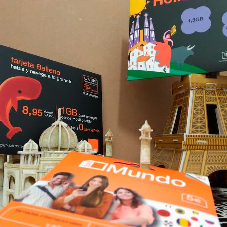 tarjetas prepago de Orange