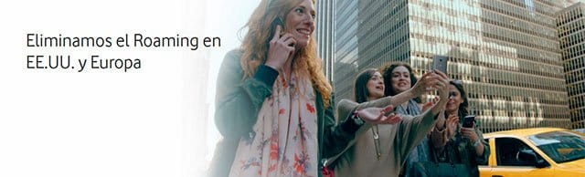 roaming de Vodafone en UE y Estados Unidos