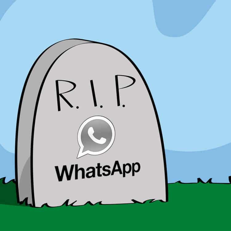 WhatsApp dejará de estar operativo