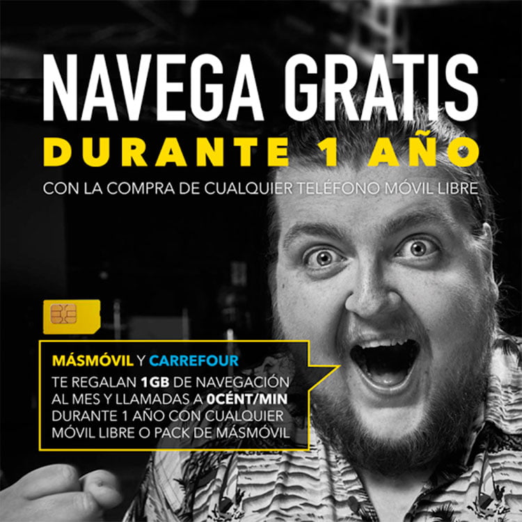 oferta de Masmóvil en Carrefour