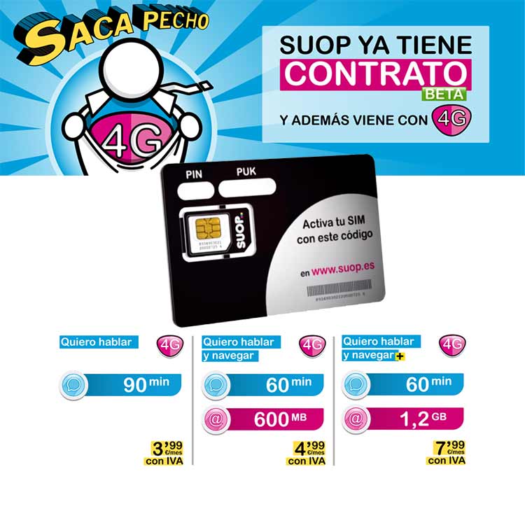 tarifas de contrato de Suop