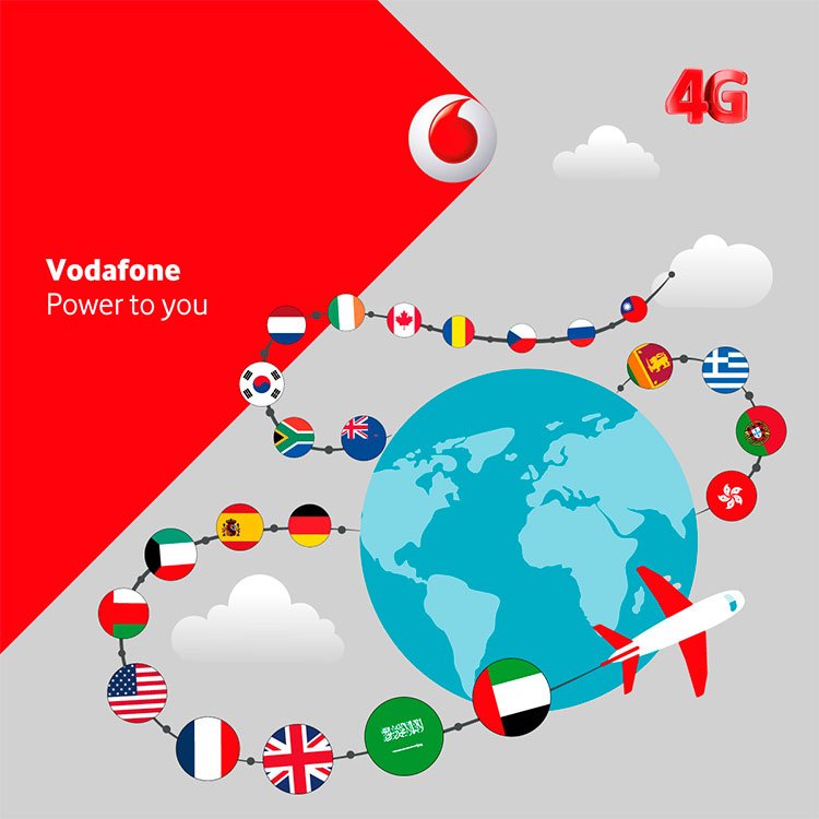 Roaming 4G de Vodafone