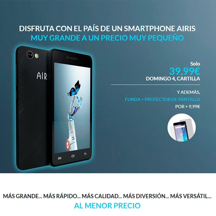 smartphones Airis de El País