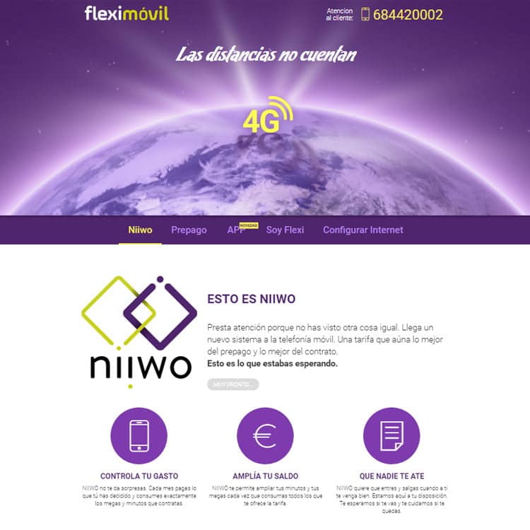 tarifas Niiwo de Fleximóvil