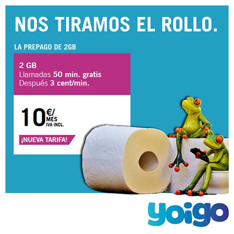 nuevas tarifas prepago de Yoigo