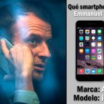 smartphone de Emmanuel Macron