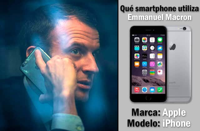 smartphone de Emmanuel Macron