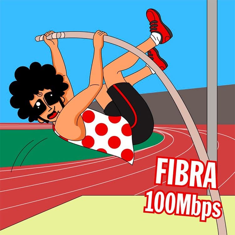 Fibra de 100Mbps de Pepephone