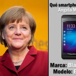 smartphone de Angela Merkel