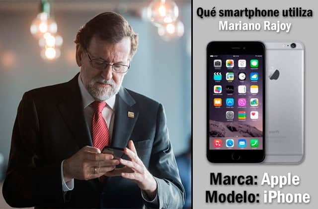 smartphone de Mariano Rajoy