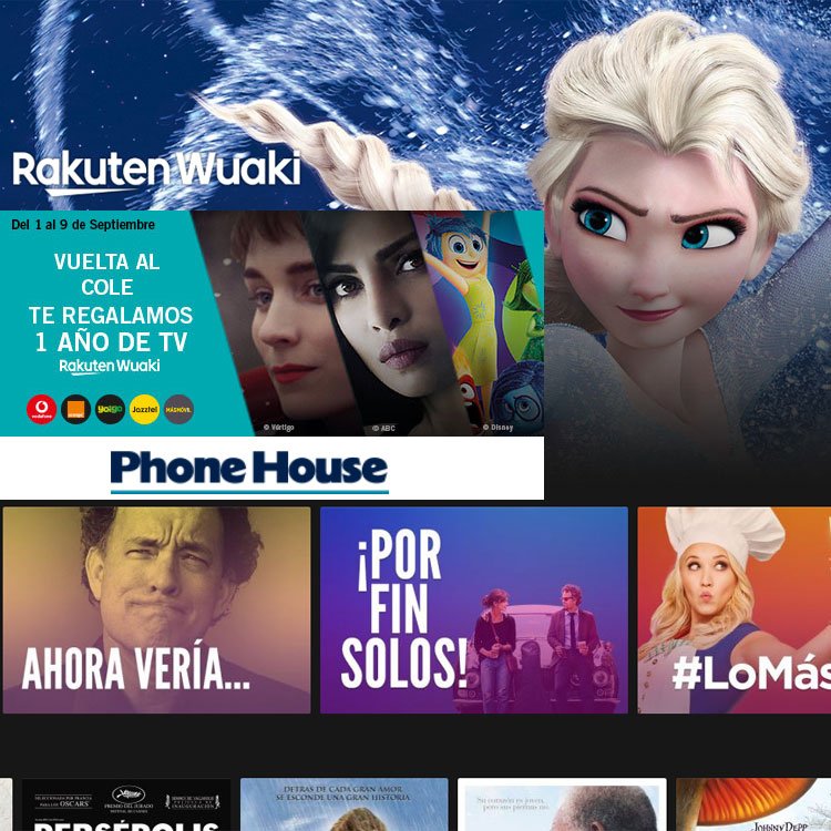 oferta de Rakuten Wuaki en Phone House