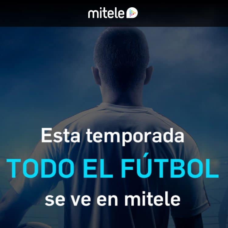 fútbol en Mitele Plus, del grupo Mediaset