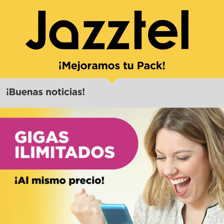 tarifa GB ilimitados de Jazztel