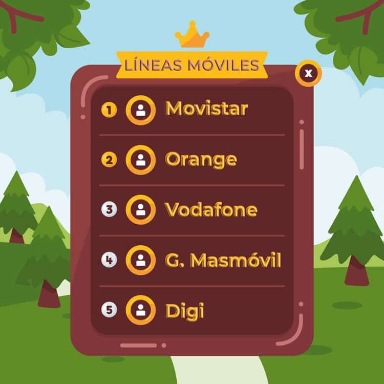 5 operadores móviles principales