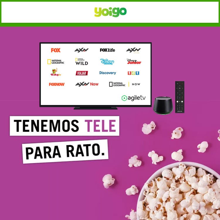 Agile TV premium en Yoigo