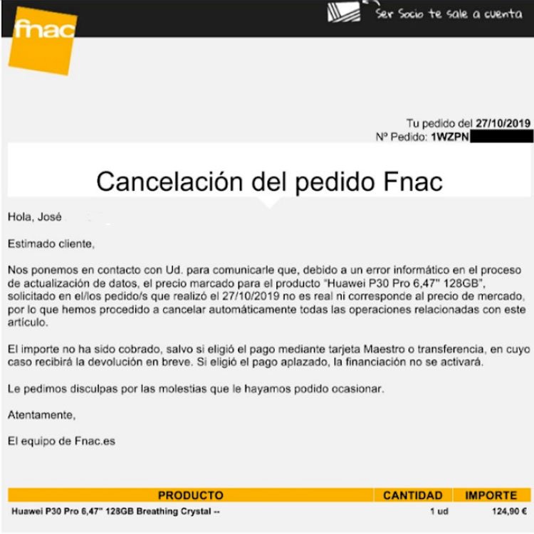 Huawei P30 Pro de Fnac