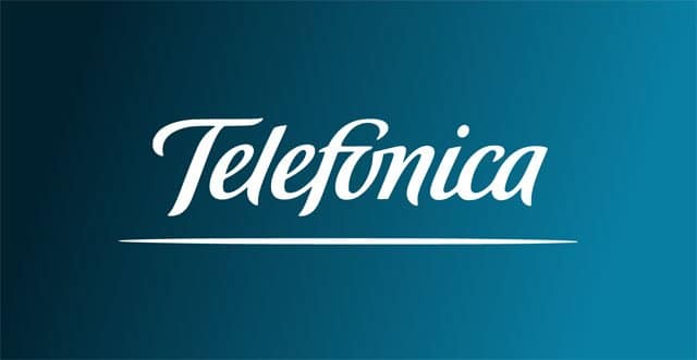 logotipo de Telefonica en 1998