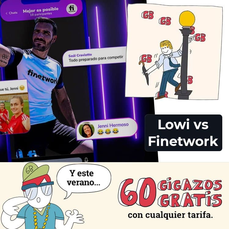 comparativa de Lowi vs Finetwork