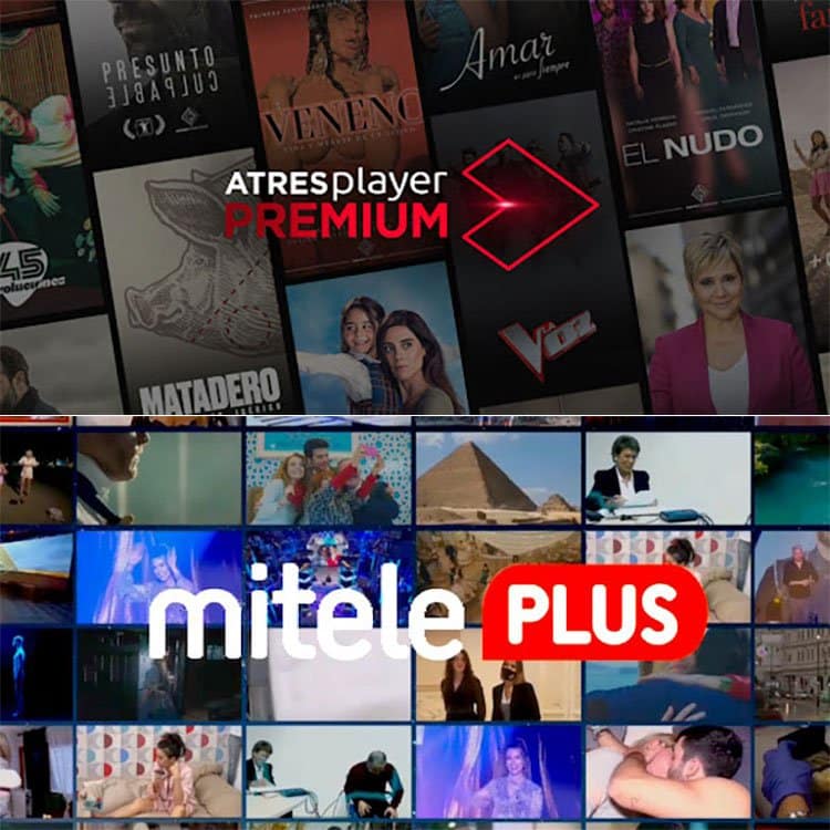 Atresplayer Premium vs Mitele Plus