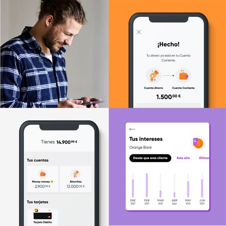 interés de la Cuenta Ahorro de Orange Bank