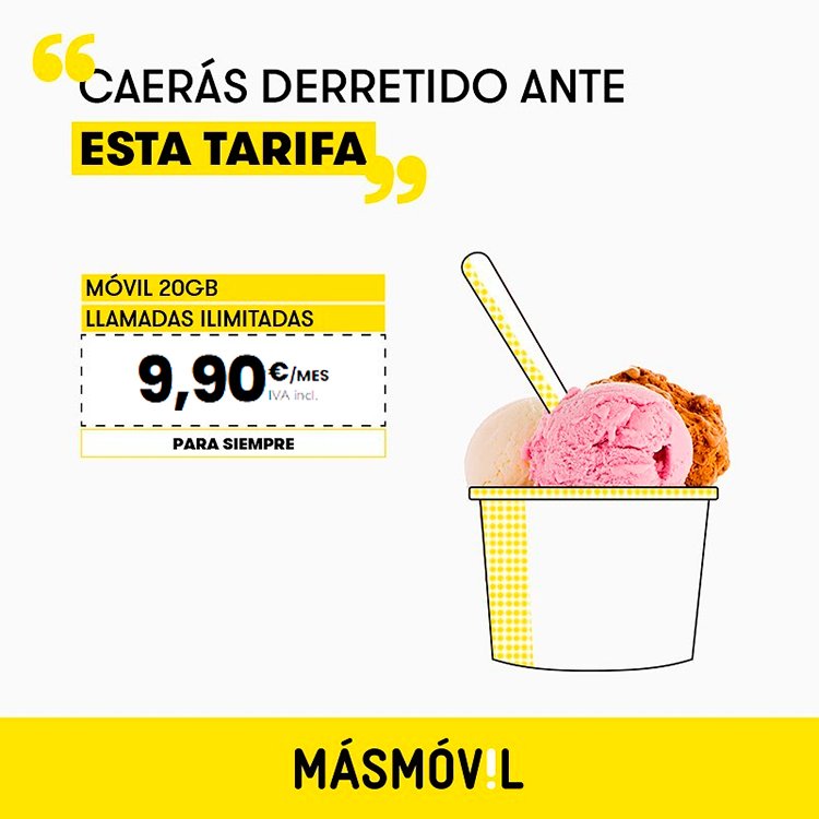 mejora en la tarifa móvil secreta de Masmóvil