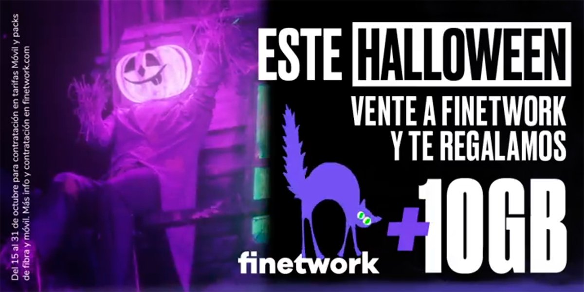 Oferta Halloween Finetwork 2021