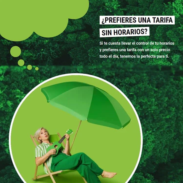 nueva tarifa de luz EnergyGO Sin horarios