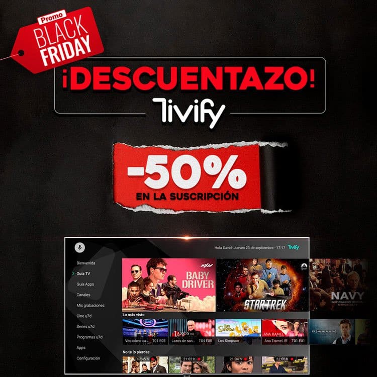 Oferta Black Friday 2021 de Tivify
