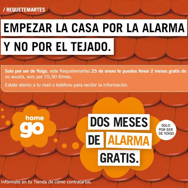 oferta de Yoigo HomeGO Requetemartes