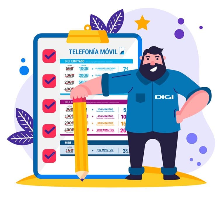 nuevas tarifas móviles Digi en febrero de 2022