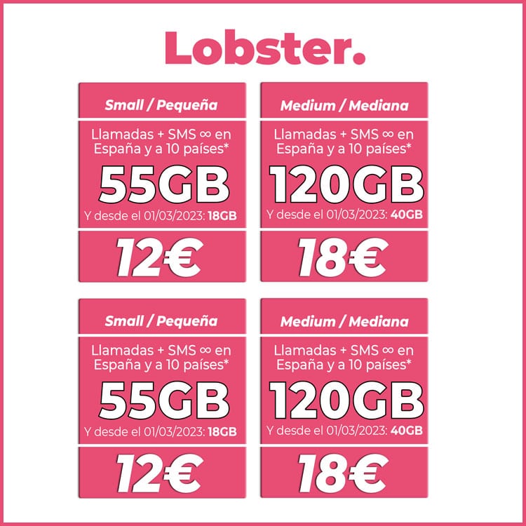 tarifas de Lobster con la oferta triple data