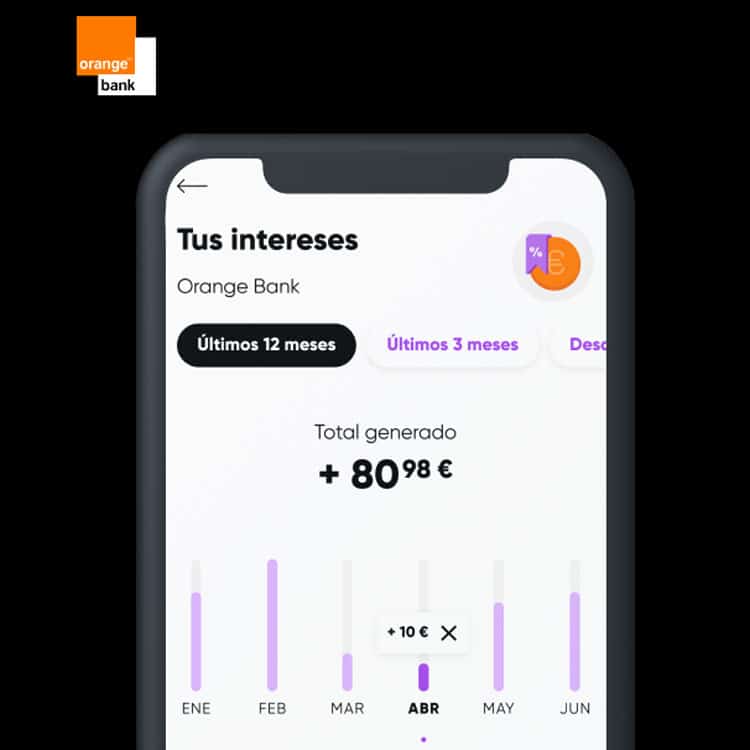 intereses de la Cuenta Ahorro de Orange Bank