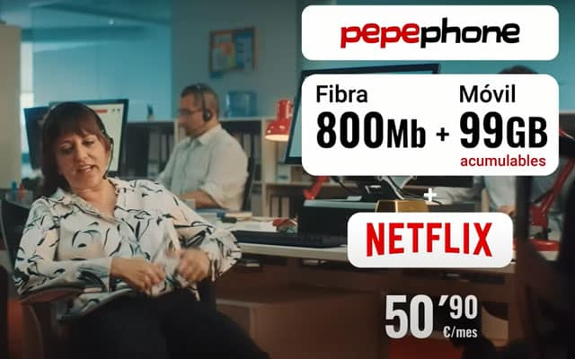 anuncio de Pepephone con Yolanda Ramos