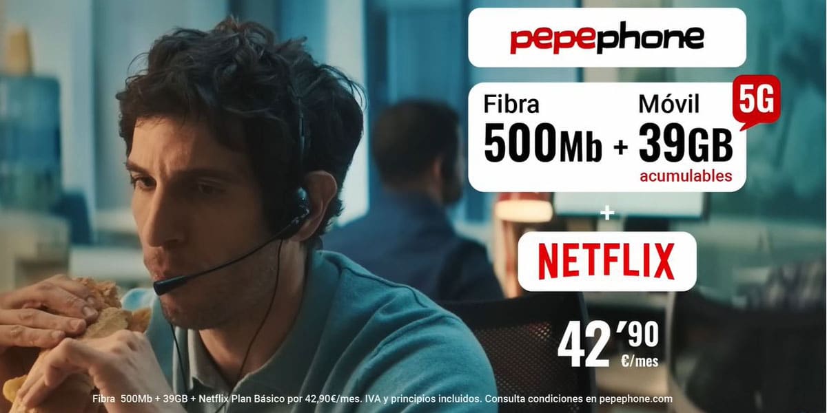 tarifas de Pepephone con Netflix