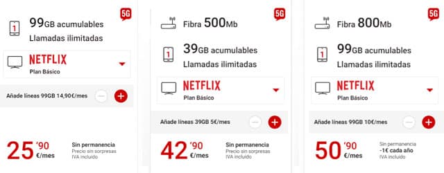 tarifas de Pepephone con Netflix