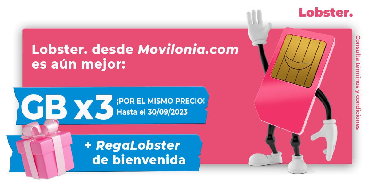 oferta Lobster x3 desde Movilonia.com
