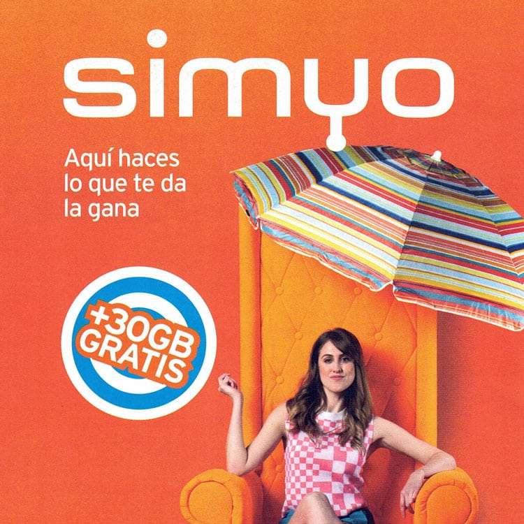 oferta de verano de 2023 de Simyo con 30GB gratis