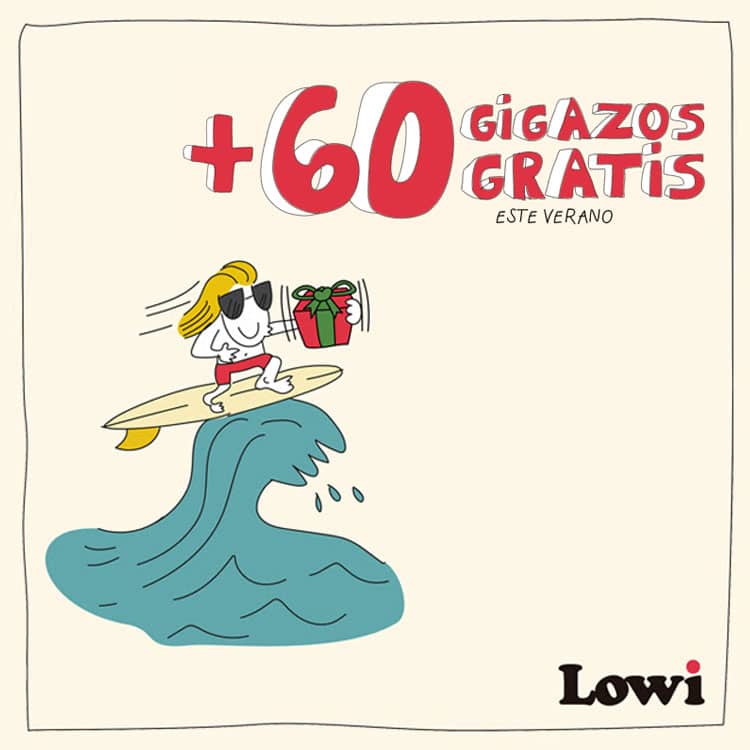 Oferta de verano 2023 de Lowi con 60GB extra gratis