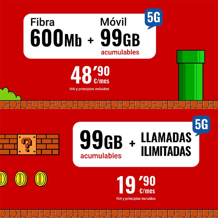 mejoras en las tarifas de Pepephone de 59GB, que ahora ofrecen 99GB por el mismo precio