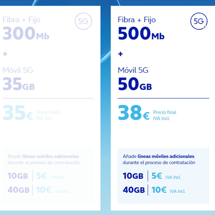 O2 elimina la tarifa de fibra y móvil de 35€