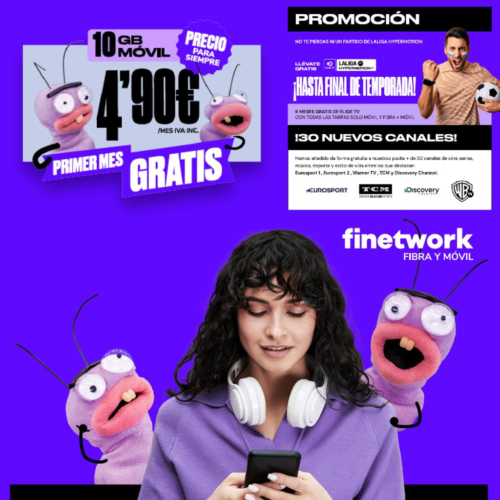 ofertas de las tarifas de Finetwork en enero de 2024