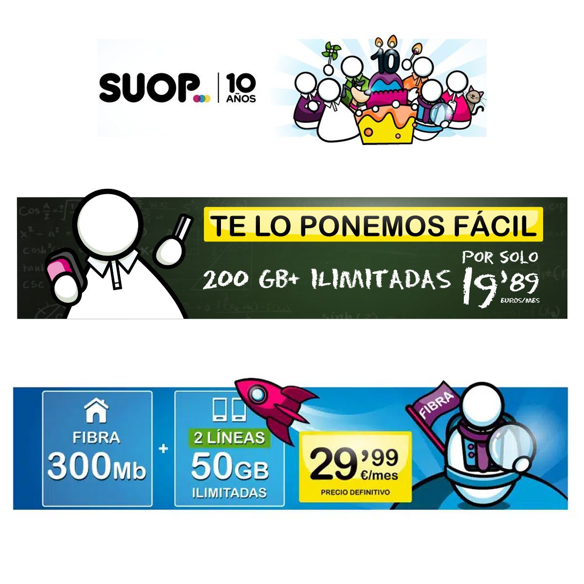 nuevas tarifas móviles de Suop en abril de 2024